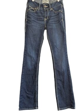 Ariat Real Women Perfect Rise Bootcut Jeans Western Cowgirl Size 27 XL 26x36